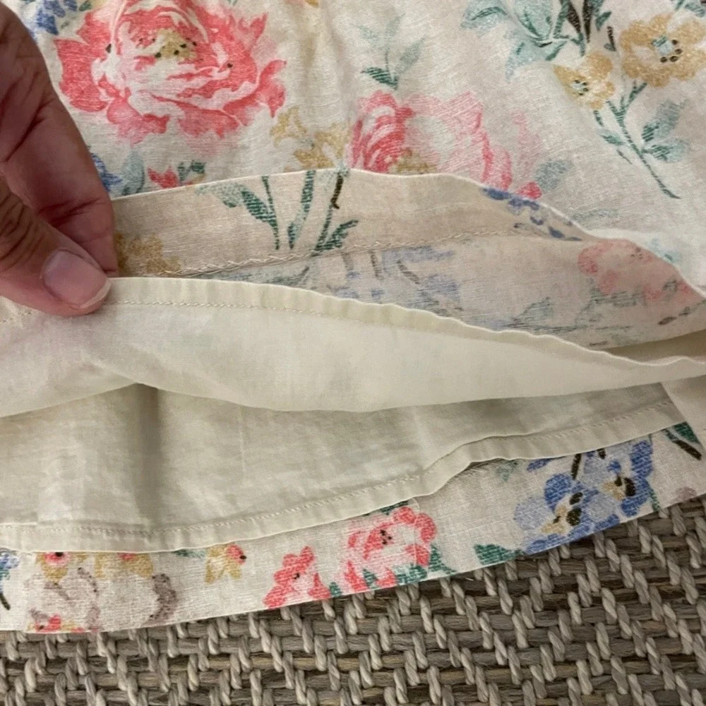 Ralph‎ Lauren Floral Sundress Kids 24M Pink Linen Blend Dress